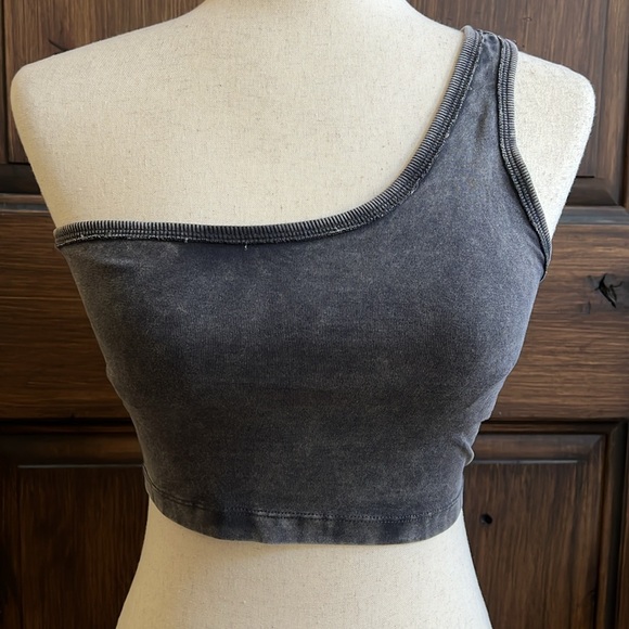Free People FP Movement Hot Shot One Shoulder Crop Tank XS - Picture 2 of 8
